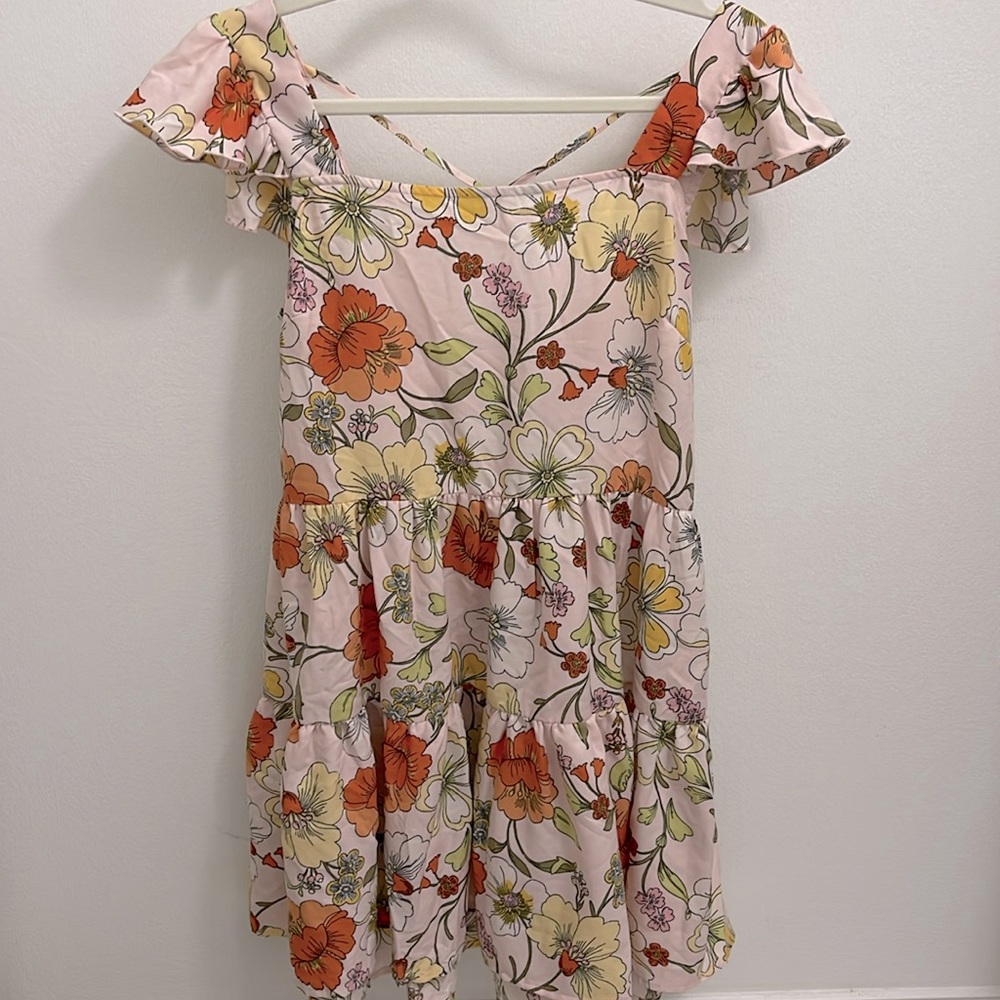 Lottie & Holly Dress Floral Size Medium NWT